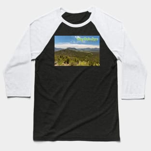 Many Parks Curve Overlook in Rocky Mountain National Park Baseball T-Shirt